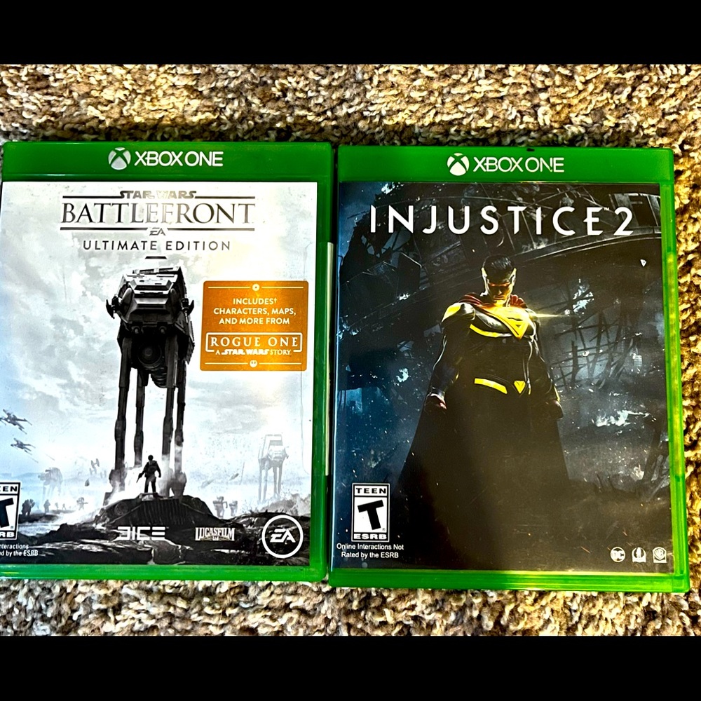 Xbox One Game Bundle: Injustice 2 and Star Wars Battlefront